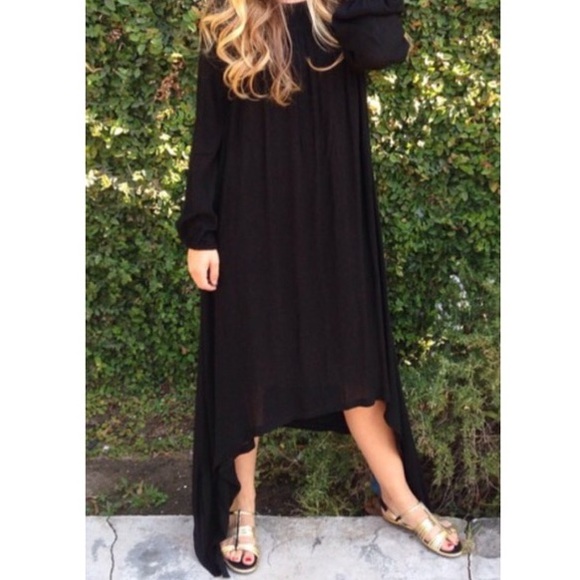 ✨LAST ONE ✨Bohemian chic asymmetrical maxi dress - Picture 5 of 5